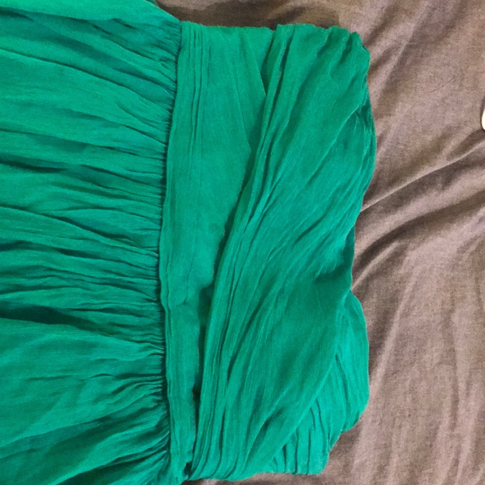 Strapless silk J.Crew dress